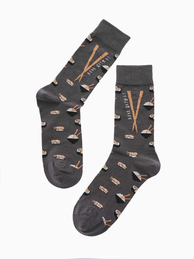 Βαμβακερές κάλτσες με σχέδιο sushi