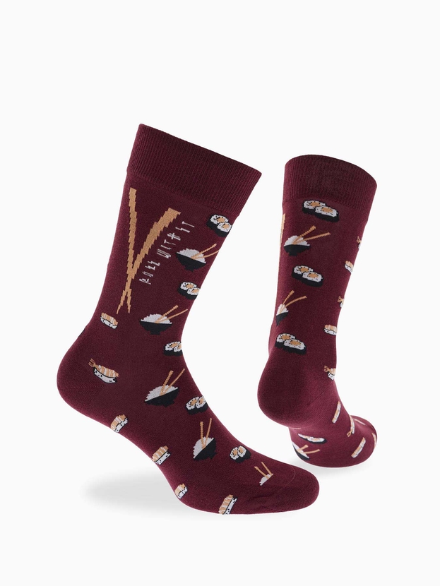 Βαμβακερές κάλτσες με σχέδιο sushi