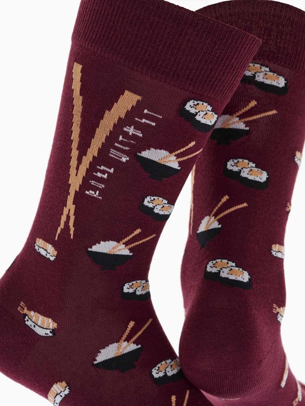 Βαμβακερές κάλτσες με σχέδιο sushi