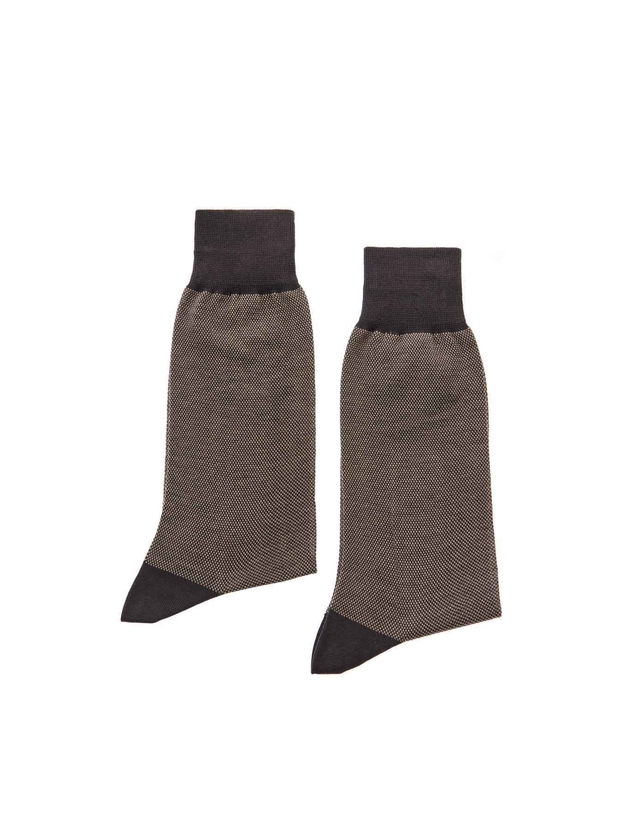 Βαμβακερές μερσεριζέ κάλτσες με σχεδιο πικέ