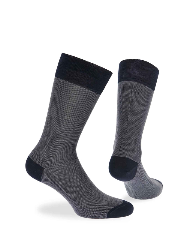 Βαμβακερές μερσεριζέ κάλτσες με σχεδιο πικέ