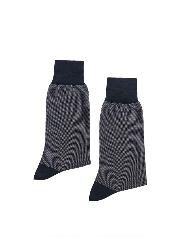 Βαμβακερές μερσεριζέ κάλτσες με σχεδιο πικέ 