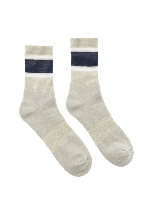 Αθλητικές βαμβακερές κάλτσες με ρίγες