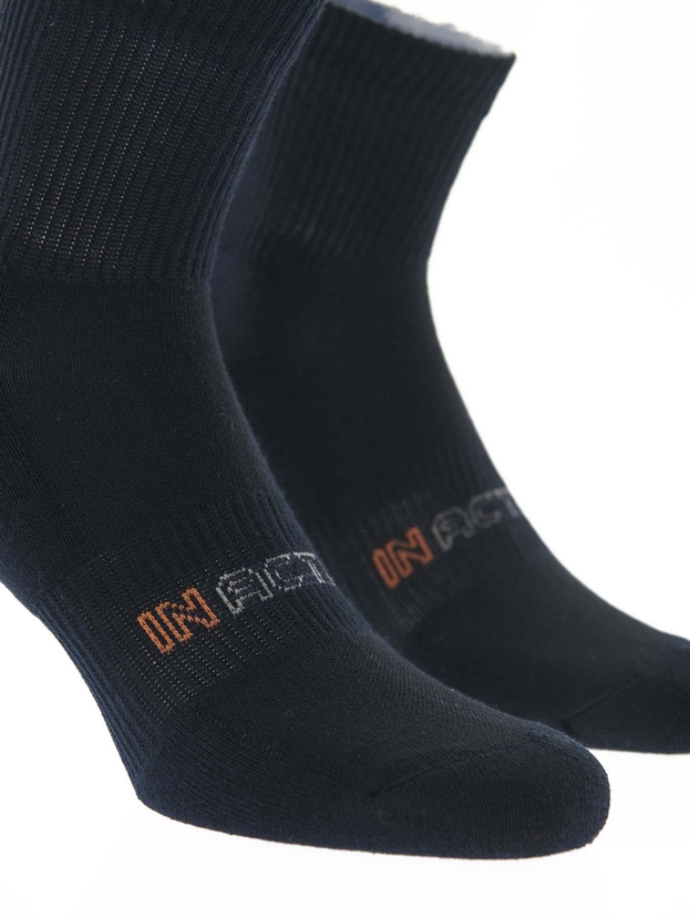 Αθλητικές βαμβακερές ημίκοντες κάλτσες