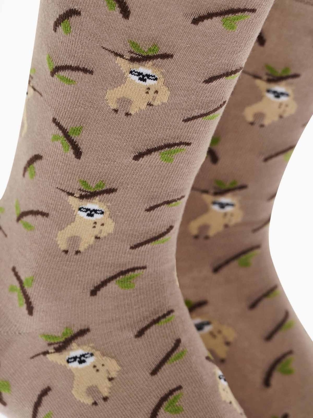 Βαμβακερές κάλτσες με σχέδιο sloth