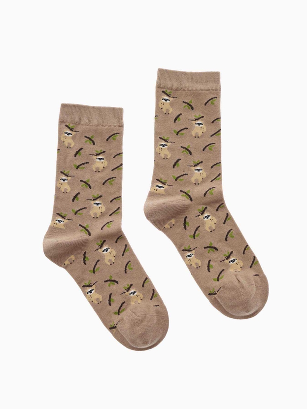 Βαμβακερές κάλτσες με σχέδιο sloth