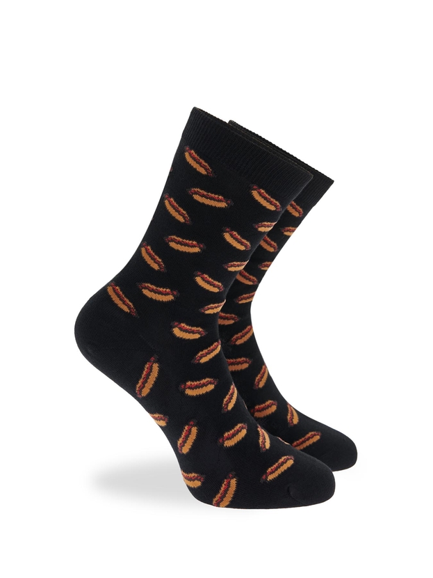 Βαμβακερές κάλτσες με σχέδιο Hot dog