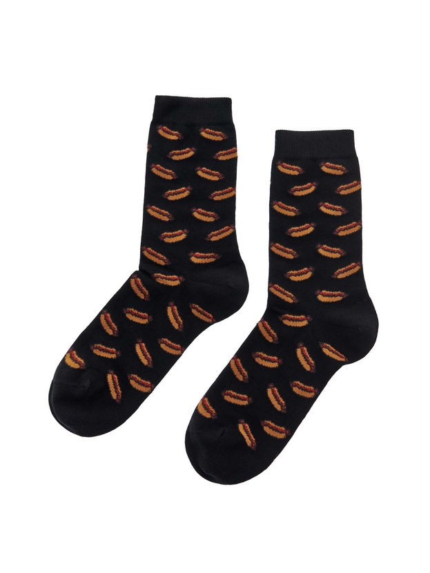 Βαμβακερές κάλτσες με σχέδιο Hot dog