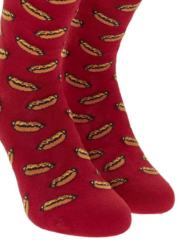 Βαμβακερές κάλτσες με σχέδιο Hot dog