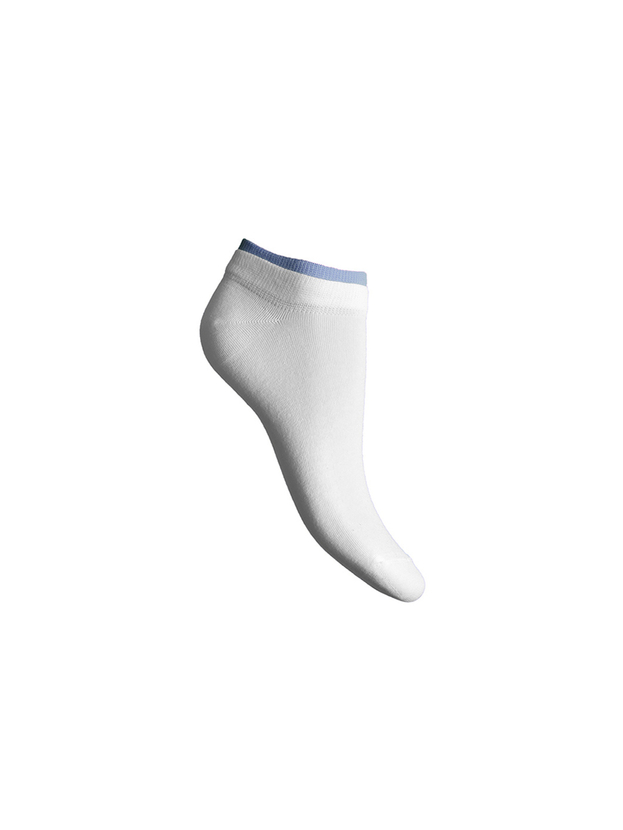 Cotton low socks with double elastic band