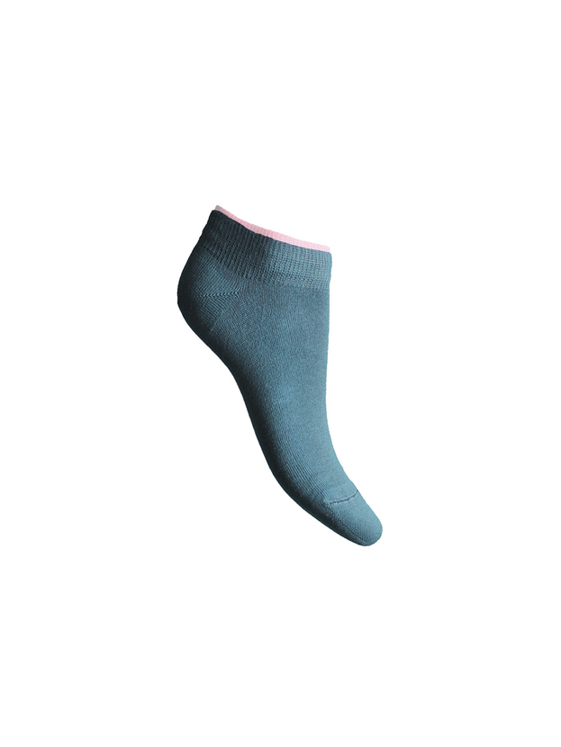 Cotton low socks with double elastic band