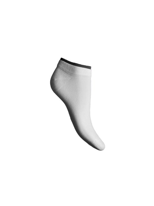 Cotton low socks with double elastic band