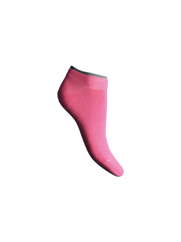 Cotton low socks with double elastic band