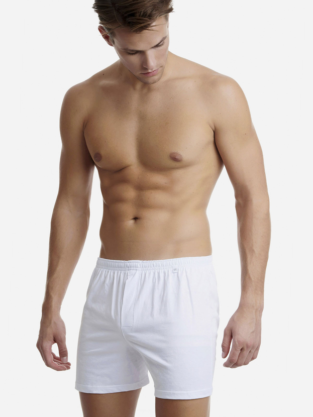 Βαμβακερό μπόξερ σε φαρδιά γραμμή