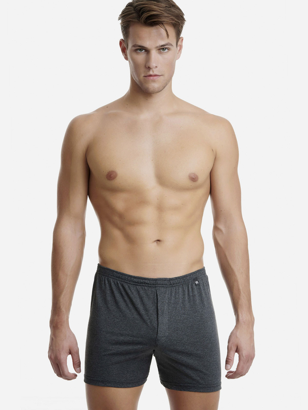 Βαμβακερό μπόξερ σε φαρδιά γραμμή