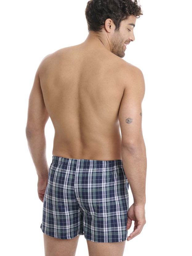 Μπόξερ σορτς από βαμβακερή ποπλίνα