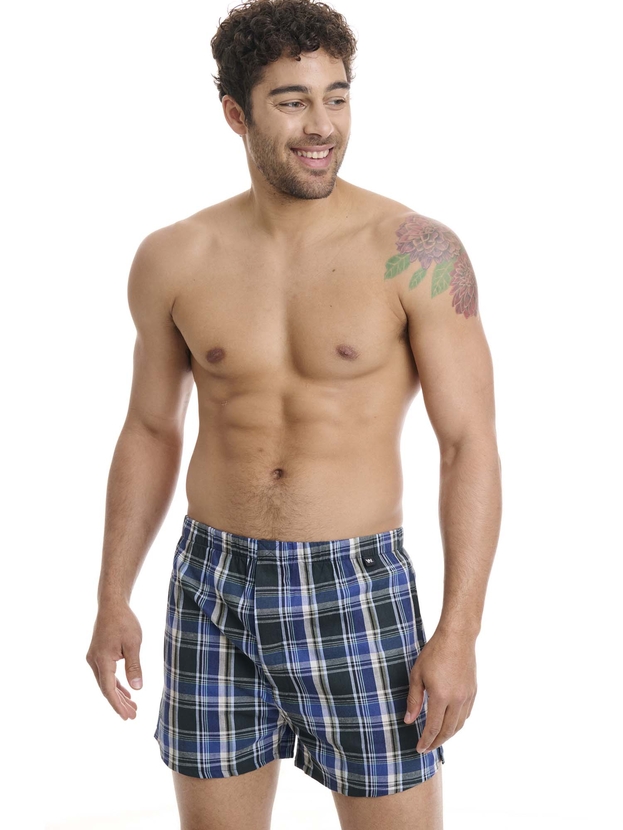 Μπόξερ σορτς από βαμβακερή ποπλίνα