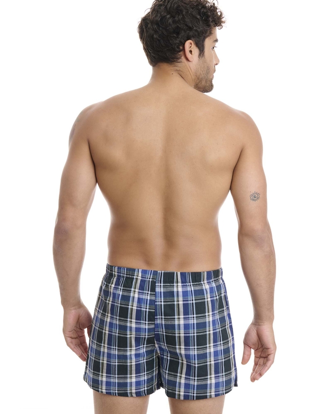 Μπόξερ σορτς από βαμβακερή ποπλίνα