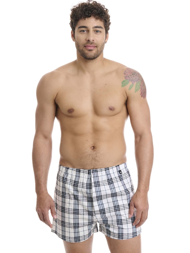 Μπόξερ σορτς από βαμβακερή ποπλίνα