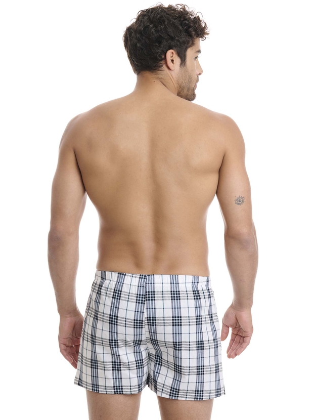 Μπόξερ σορτς από βαμβακερή ποπλίνα