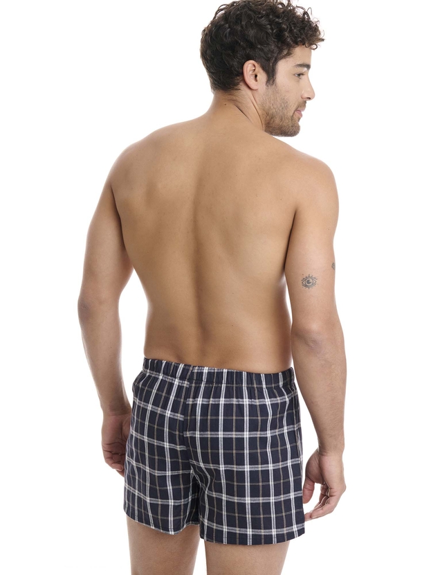 Μπόξερ σορτς από βαμβακερή ποπλίνα