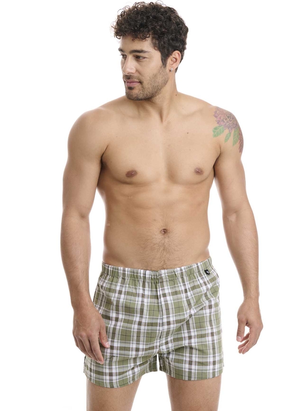 Cotton poplin boxer shorts
