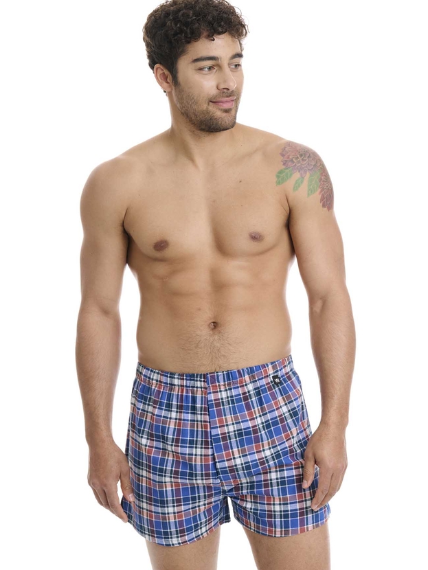Cotton poplin boxer shorts