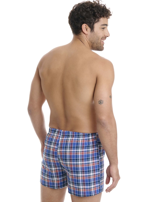 Cotton poplin boxer shorts