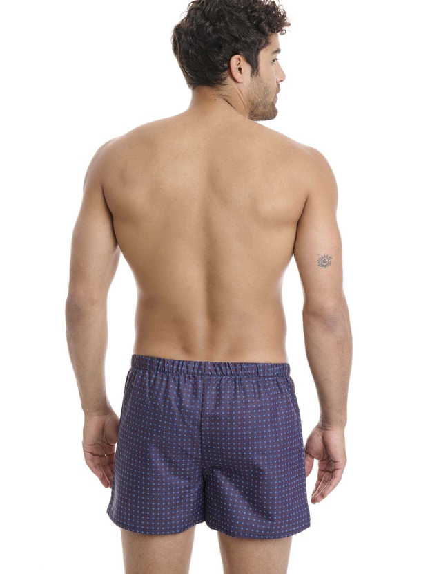 Μπόξερ σορτς από βαμβακερή ποπλίνα