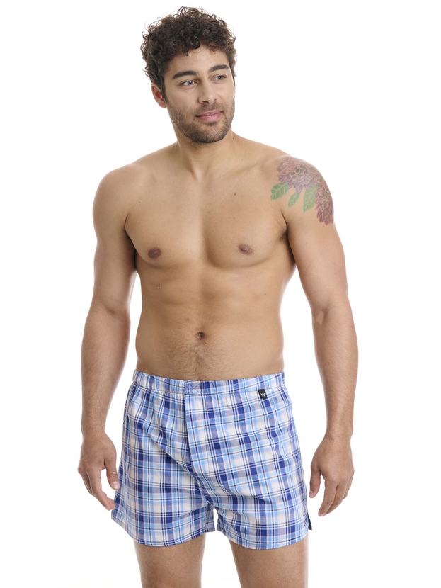 Cotton poplin boxer shorts
