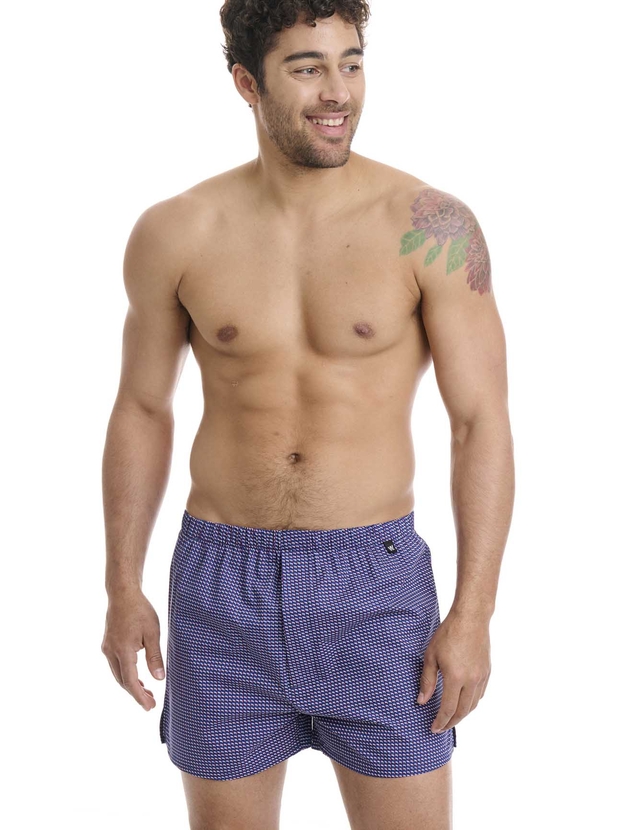 Μπόξερ σορτς από βαμβακερή ποπλίνα