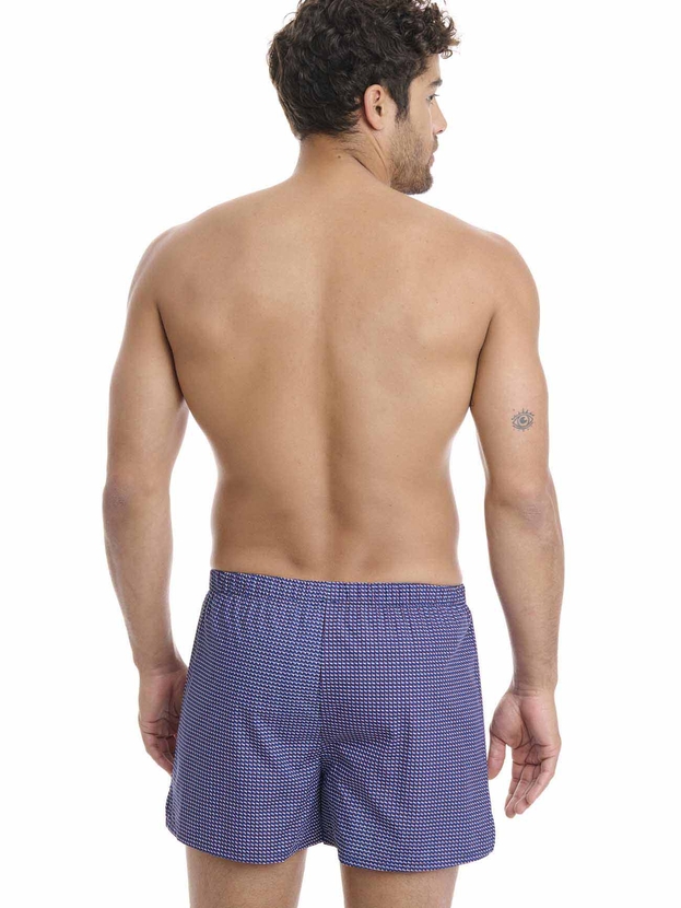 Μπόξερ σορτς από βαμβακερή ποπλίνα