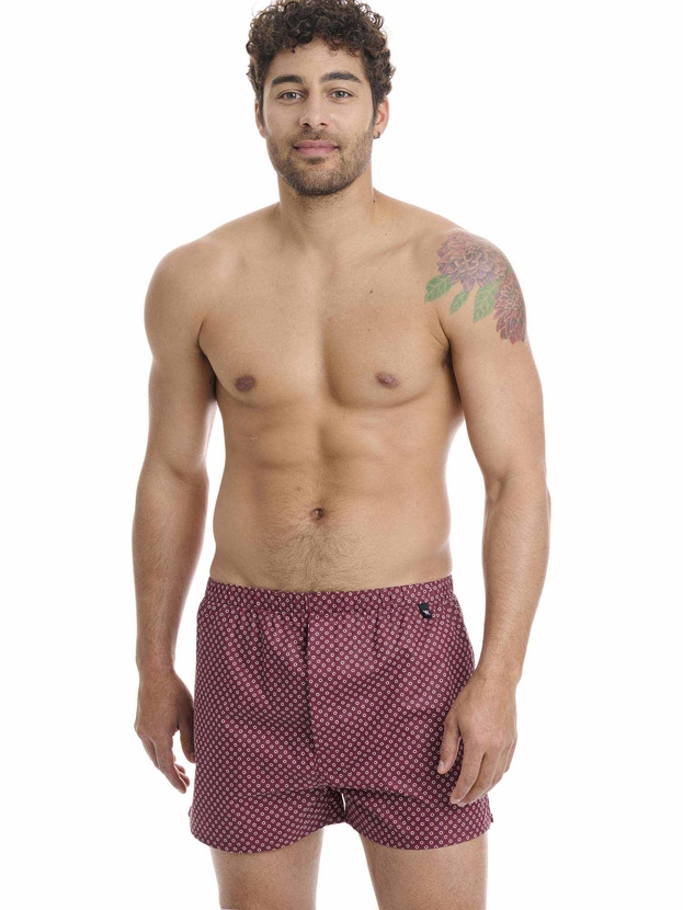 Cotton poplin boxer shorts