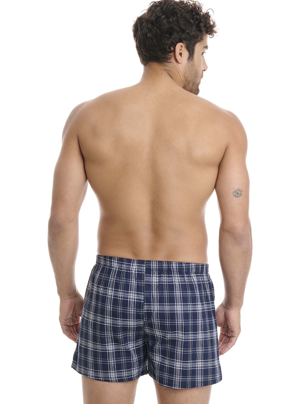 Μπόξερ σορτς από βαμβακερή ποπλίνα