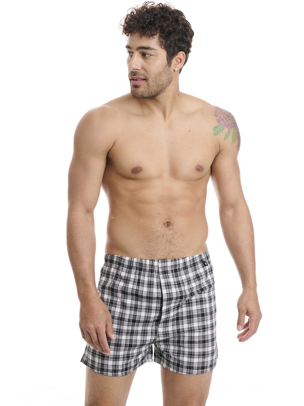 Cotton poplin boxer shorts