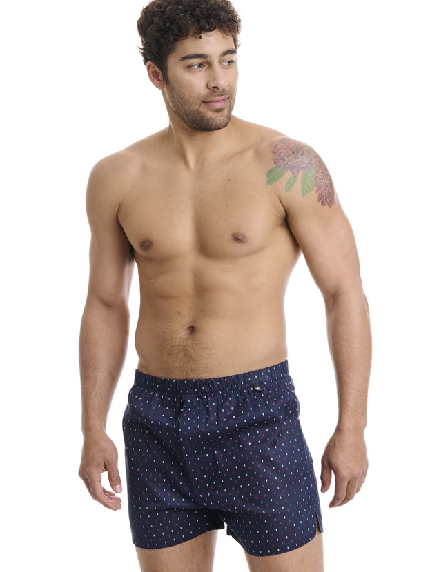 Cotton poplin boxer shorts