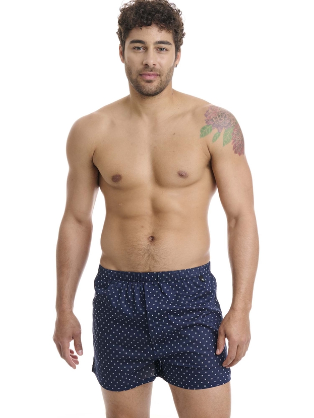 Cotton poplin boxer shorts