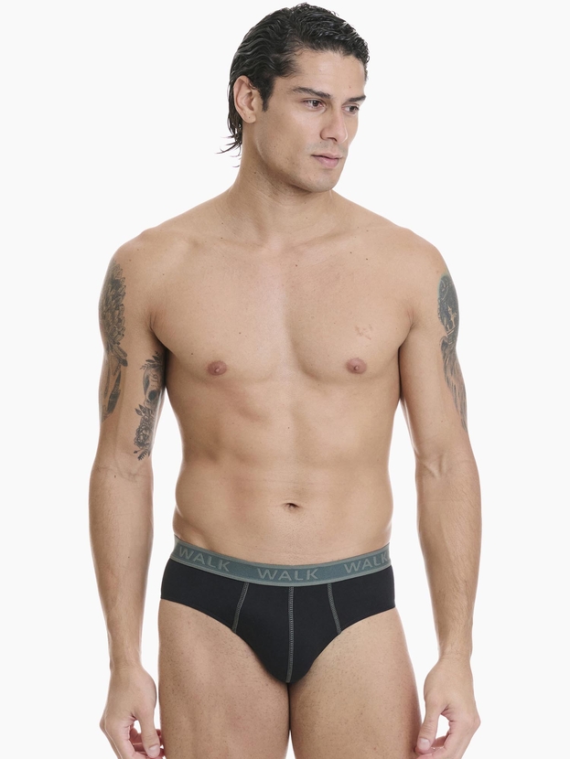 Βαμβακερό σλιπ με εξωτερικές ραφές (2 τμχ.)