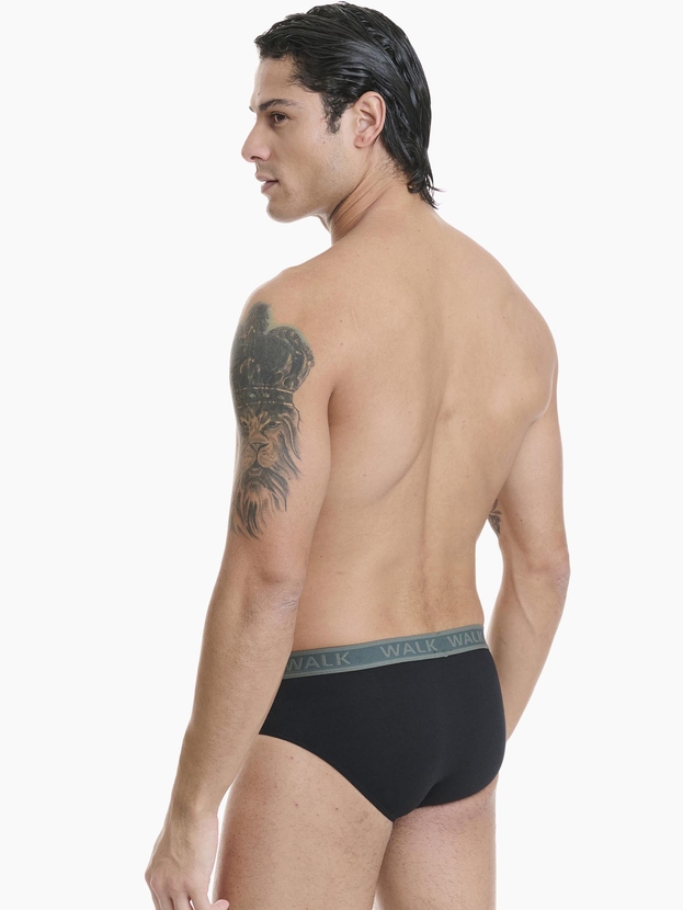 Βαμβακερό σλιπ με εξωτερικές ραφές (2 τμχ.)