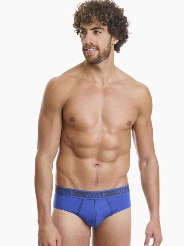 Cotton brief with external seams (2-pack)
