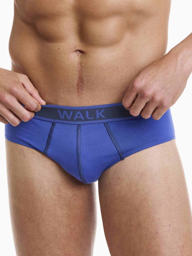 Cotton brief with external seams (2-pack)