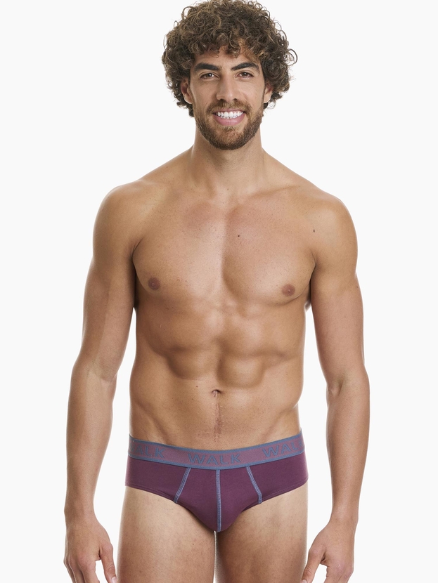 Βαμβακερό σλιπ με εξωτερικές ραφές (2 τμχ.)