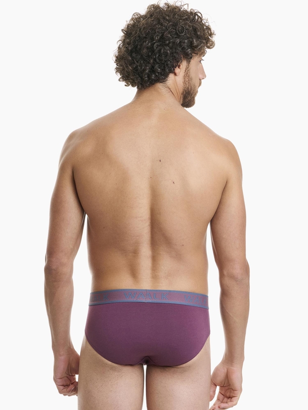 Βαμβακερό σλιπ με εξωτερικές ραφές (2 τμχ.)