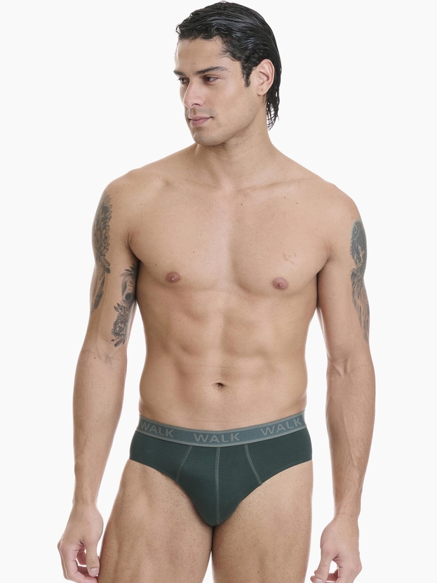 Cotton brief with external seams (2-pack)