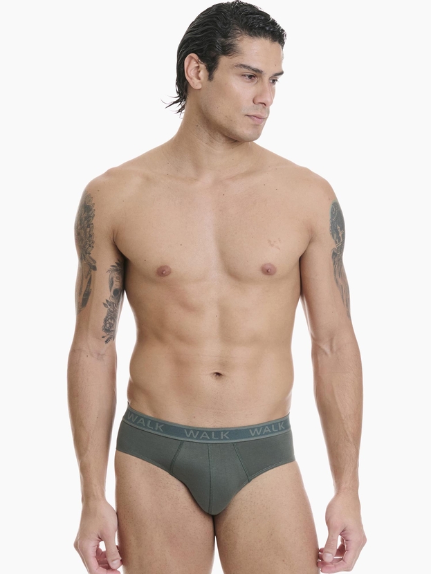 Cotton brief with external seams (2-pack)