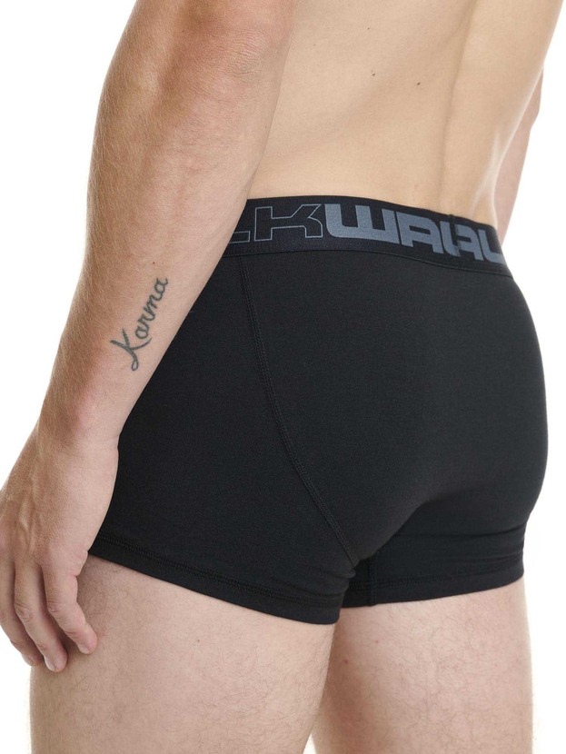 Cotton boxer with functional open fly (2-pack)
