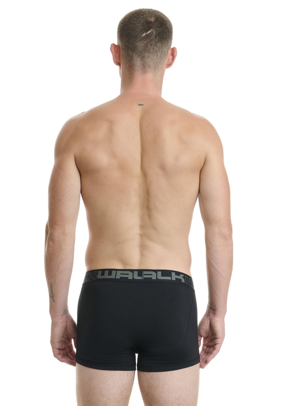 Cotton boxer with functional open fly (2-pack)