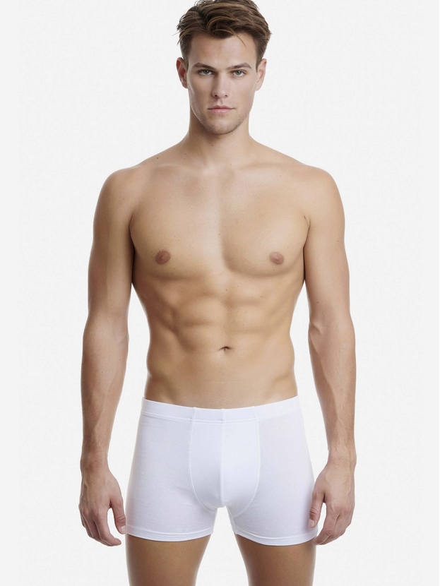 Βαμβακερό μπόξερ με εσωτερικό λάστιχο (2 τμχ.)