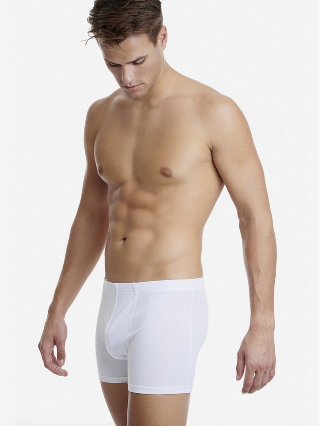 Βαμβακερό μπόξερ με εσωτερικό λάστιχο (2 τμχ.)