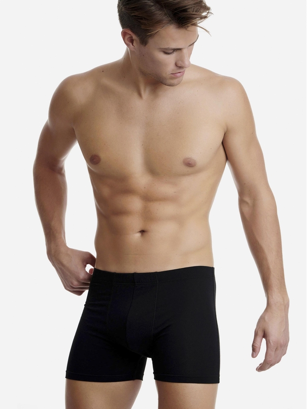 Βαμβακερό μπόξερ με εσωτερικό λάστιχο (2 τμχ.)